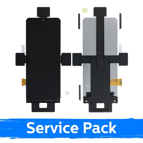 LCD-näyttö Samsung F711 Z Flip3 (SISEMPI) musta (Service Pack) (NF-versio)