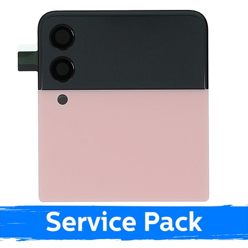 LCD-näyttö Samsung F711 Z Flip3 (ULOMPI) kehyksellä / vaaleanpunainen / (Service Pack)
