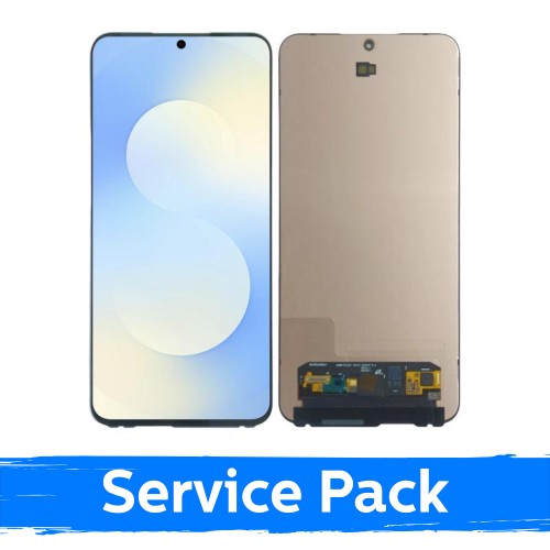 LCD-näyttö Samsung S731 S25 FE musta (Service Pack) (NF-versio)