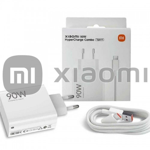 Charger Xiaomi MDY-15-EK (BHR07ZBEU) White 90W (incl. packing) + cable "Type-C" / Genuine 100% /