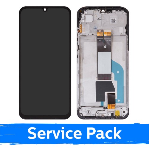 LCD-näyttö Xiaomi Redmi 15C 4G / Poco C85 (EU versio) musta kehyksellä (Service Pack)