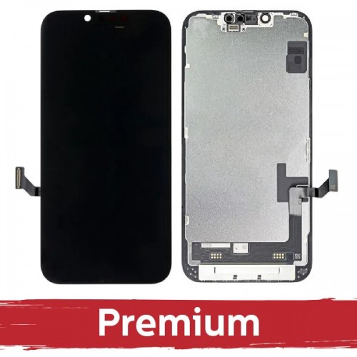 LCD-näyttö iPhone 14 musta (SOFT OLED / Stable / Premium) /*Removable IC*/