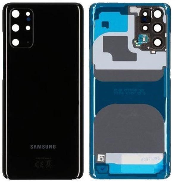 Takakansi Samsung G985/G986 S20 Plus Cosmic Black alkuperäinen (service pack)