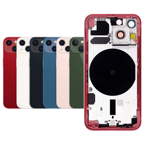 Back Cover Compatible With iPhone 13 Mini with Full Housing / Midnight / OEM