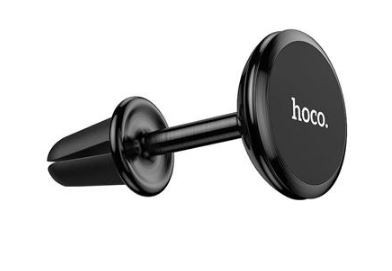 Universaali autopuhelinteline Hoco CA69 Long tuuletusritilään, magneettinen kiinnitys, musta