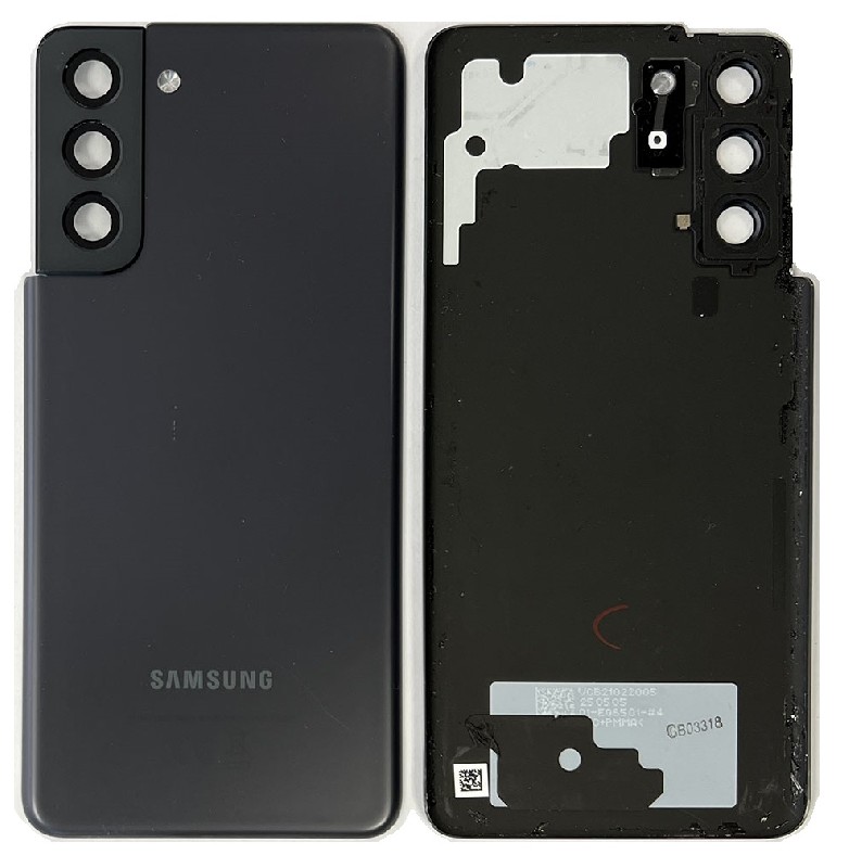 Takakansi Samsung G991 S21 5G Phantom Grey alkuperäinen (käytetty, Grade B)