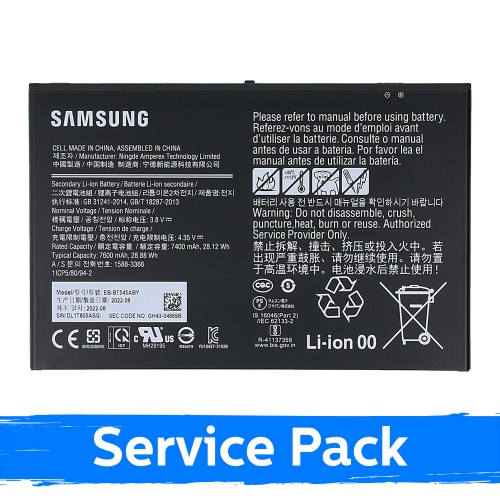 Akku Samsung T630 / T636 Tab Active4 Pro EB-BT545ABY (Service Pack)