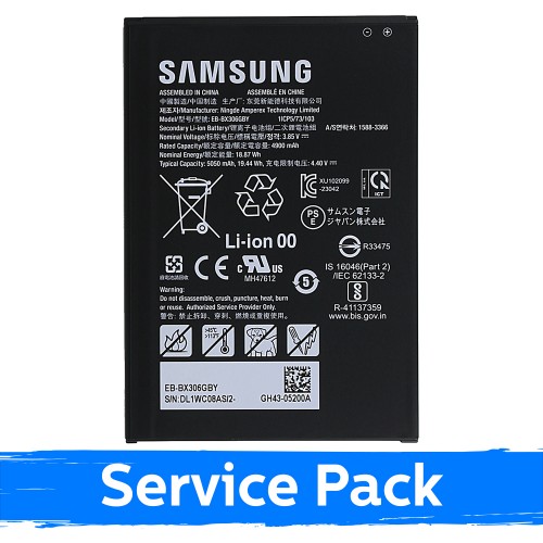 Battery Compatible With Samsung X300 / X306 Tab Active5 EB-BX306GBY (Service Pack)