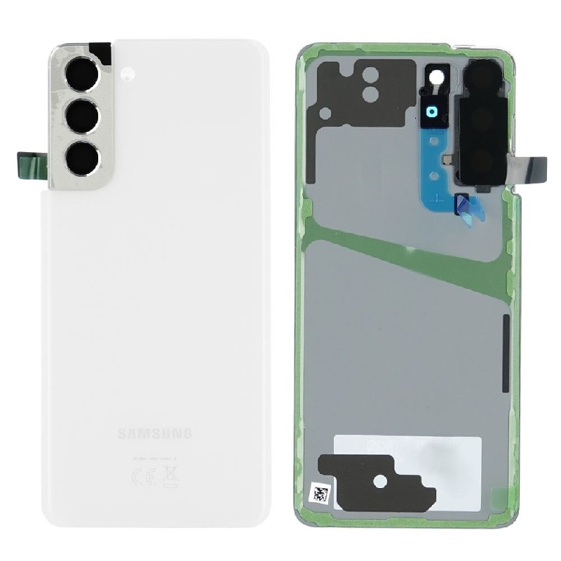 Takakansi Samsung G991 S21 5G Phantom White alkuperäinen (käytetty, Grade B)