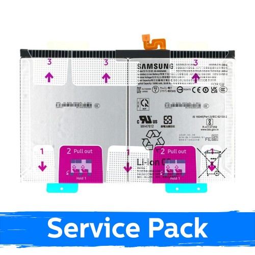 Akku Samsung X620 / X626 Tab S10 FE+ EB-BX828ABE (Service Pack)