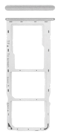 SIM card holder Samsung A226 A22 5G White original (service pack)