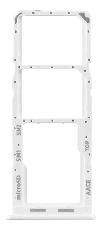 SIM-kortin pidike Samsung A13 A135/A137 White alkuperäinen (service pack)