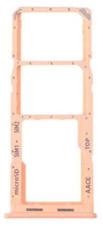 SIM-kortin pidike Samsung A13 A135/A137 Peach alkuperäinen (service pack)