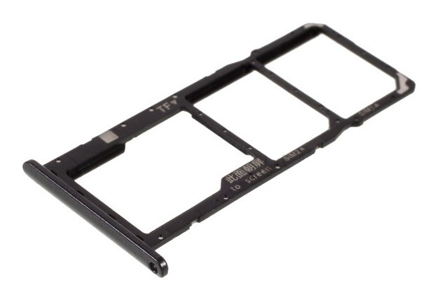 SIM-kortin pidike Huawei Y7 2019 Midnight Black ORG