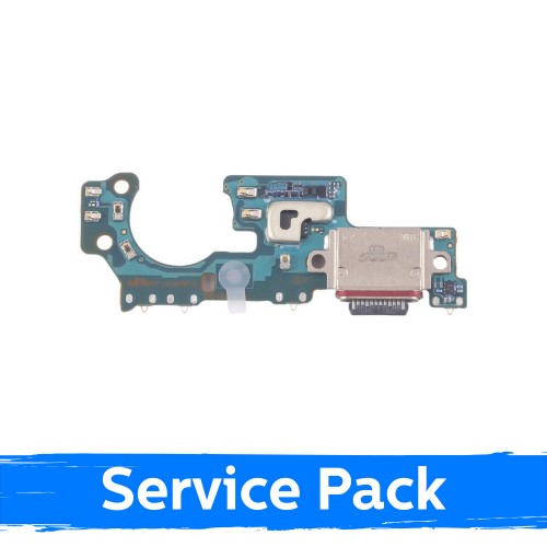 Charging Port Compatible With Samsung F766 Z Flip7 with Flex / Plata (Service Pack)