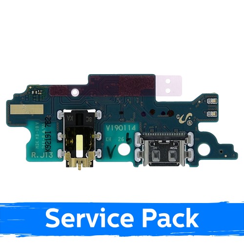Charging Port Compatible With Samsung M205 M20 with Flex / Plata (Service Pack)