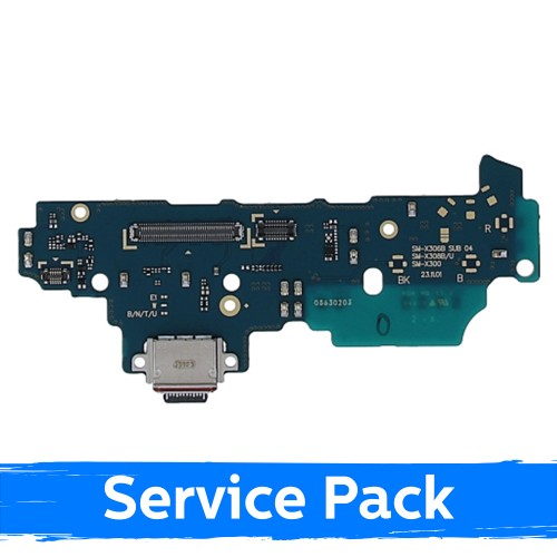 Charging Port Compatible With Samsung X300 Tab Active5 with Flex / Plata (Service Pack)