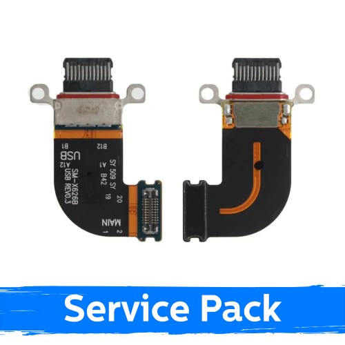 Latauspistoke yhteensopiva Samsung X520 (X526) Tab S10 FE / X620 (X626) Tab S10 FE+ kanssa Flex / Plata (Service Pack)