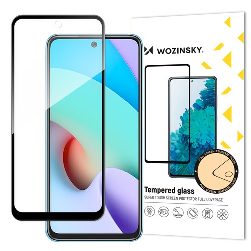 Karkaistu lasi Wozinsky 5D Full Glue Xiaomi 12 Lite suojakuorelle sopiva musta