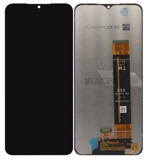 LCD näyttö Samsung A236 A23 5G kosketusnäytöllä musta alkuperäinen