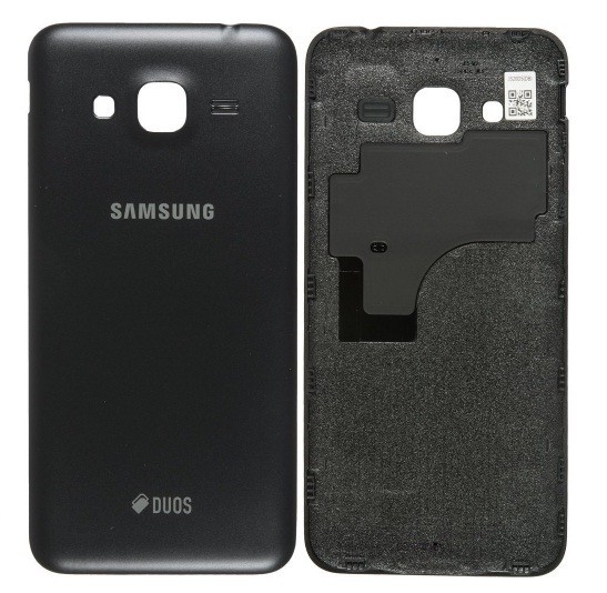 Takakansi Samsung J320 J3 2016 musta alkuperäinen (käytetty, Grade B)