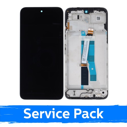 LCD Display Compatible Xiaomi Redmi 15 4G / Poco M7 4G (EU version) Black with Frame (Service Pack)