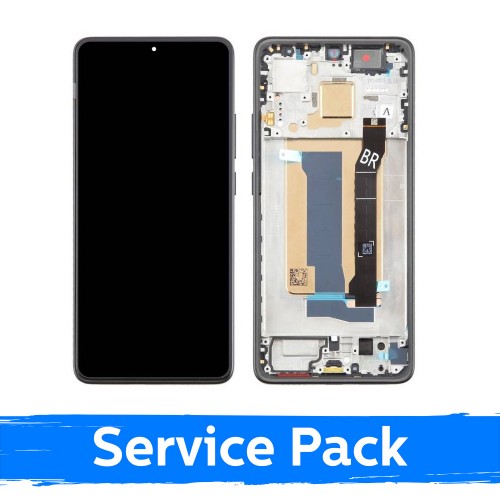 LCD-näyttö Xiaomi Poco X7 Pro 5G kehyksellä / musta / (Service Pack)