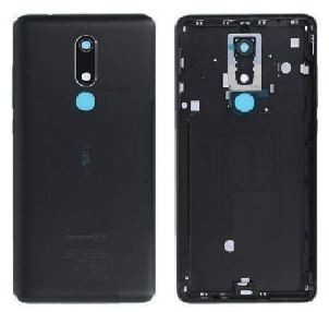 Takakansi Nokia 5.1 musta alkuperäinen (käytetty Grade B)