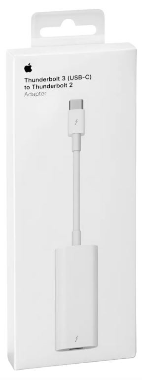 Adapteri Thunderbolt 3 USB-C - Thunderbolt 2 (A1790) alkuperäinen (avoin pakkaus)