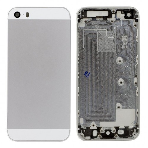 Takakansi yhteensopiva iPhone 5S hopeinen HQ