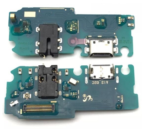 Flex Samsung A127 A12 Nacho (A12S) 2021 liitin, mikrofoni, kuulokeliitäntä alkuperäinen (käytetty Grade A)