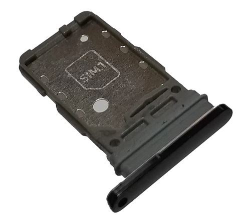 SIM-kortin pidike Samsung G996 S21 Plus 5G Phantom Black alkuperäinen (service pack)