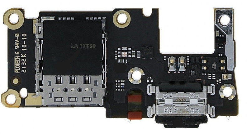 Flex Xiaomi 11T latausliittimellä ja mikrofonilla, SIM-kortin kontaktilla alkuperäinen (service pack)