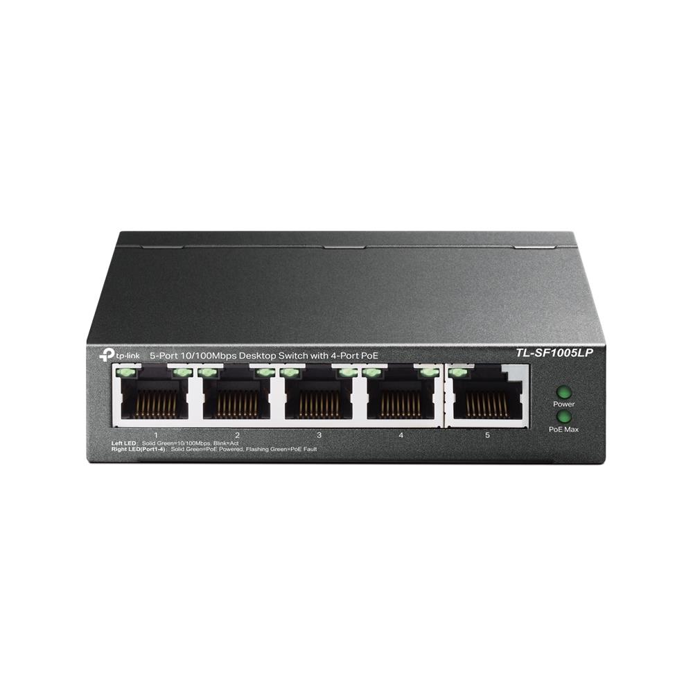 TP-Link TL-SF1005LP kytkin 5x10/100Base-TX 4 PoE-porttia