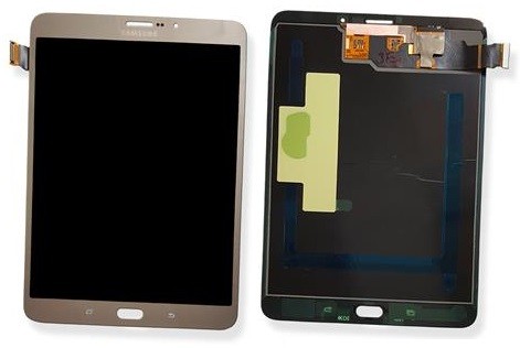 LCD-näyttö Samsung T710/T713/T715 Tab S2 8.0 kosketusnäytöllä kultainen alkuperäinen (service pack)