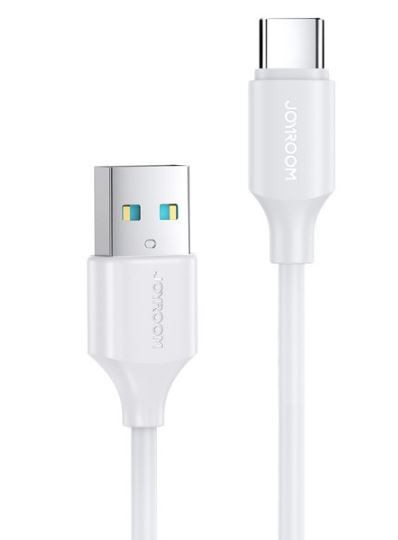 USB kaapeli Joyroom (S-UC027A9) type-C (3A) 0,25m valkoinen