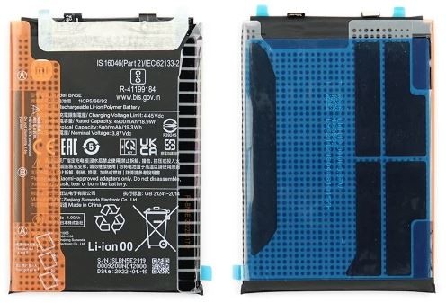 Akku alkuperäinen Xiaomi Note 11 Pro 5G/Note 12 Pro 4G/Poco X4 Pro 5G 5000mAh BN5E