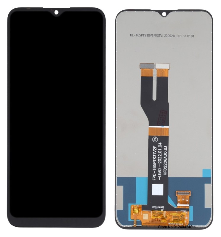 LCD-näyttö Nokia C21 Plus kosketusnäytöllä musta ORG