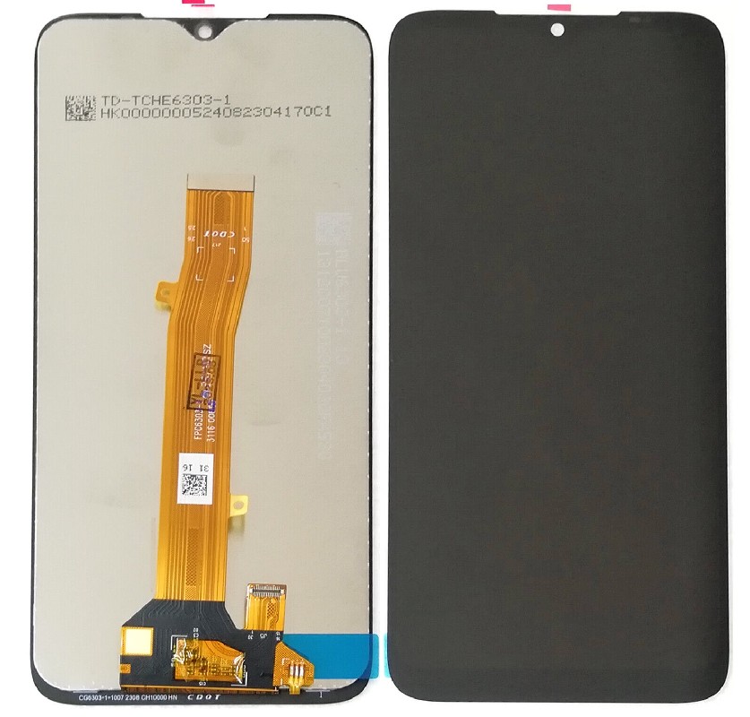 LCD-näyttö Nokia C12 kosketusnäytöllä musta ORG