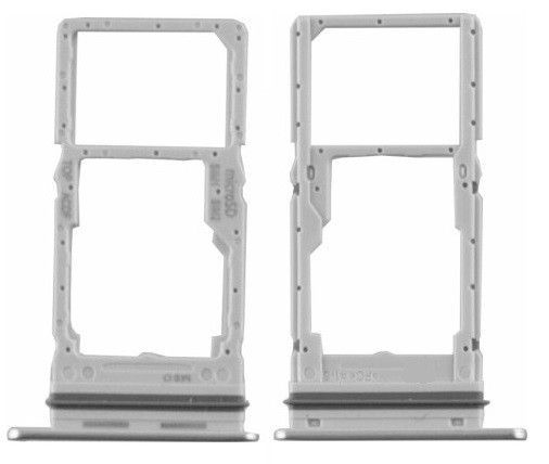 SIM-kortin pidike Samsung A346 A34 5G 2023 Silver alkuperäinen (service pack)
