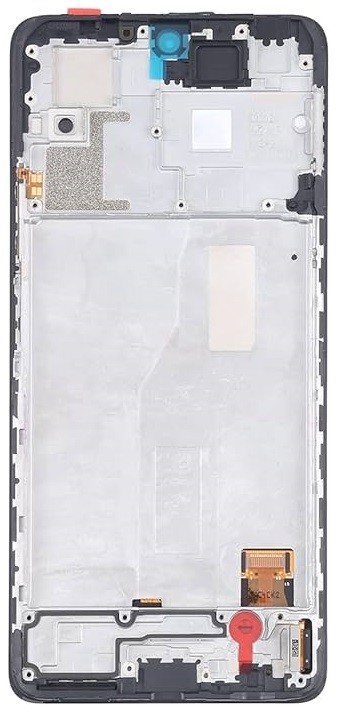LCD-näyttö Xiaomi Redmi Note 10 Pro 4G 2021 kosketusnäytöllä kehyksellä musta OLED