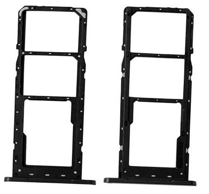 SIM-kortin pidike Samsung A14 4G A145 Black alkuperäinen (service pack)