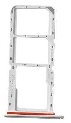 SIM card holder Samsung A14 5G A146 Silver original (service pack)