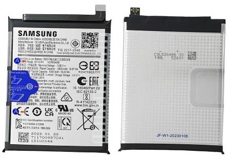 Alkuperäinen akku Samsung A146 A14 5G 5000mAh WT-S-W1 (huoltopakkaus)
