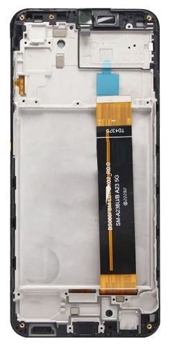 LCD näyttö Samsung A236 A23 5G kosketusnäytöllä ja kehyksellä musta alkuperäinen