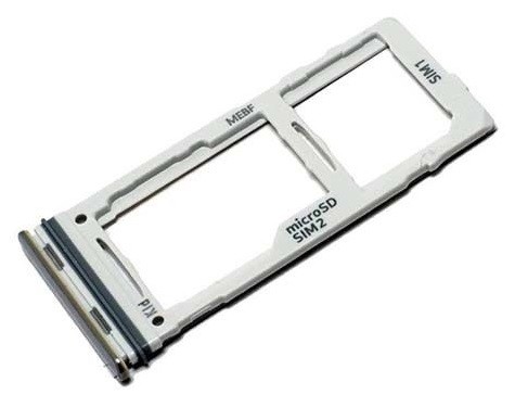 SIM card holder Samsung M526 M52 5G White original (service pack)