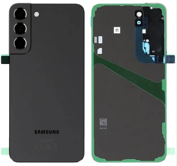 Takakansi Samsung S906 S22 Plus 5G fantomimusta alkuperäinen (käytetty luokka B)
