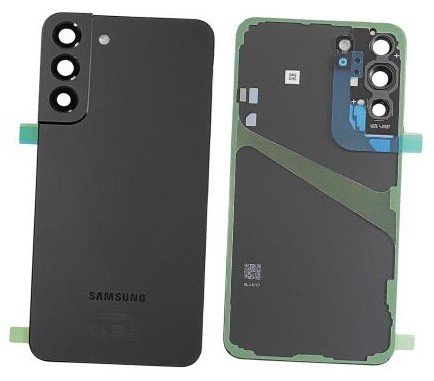 Takakansi Samsung S906 S22 Plus 5G fantomimusta alkuperäinen (käytetty luokka C)