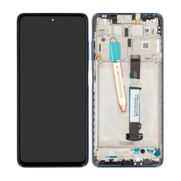 LCD-näyttö Xiaomi Poco X3 Pro/X3/X3 NFC kosketusnäytöllä kehyksellä Frost Blue ORG