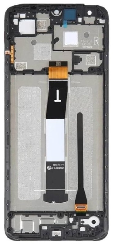 LCD-näyttö Xiaomi Redmi 12C kosketusnäytöllä kehyksellä Graphite Grey ORG